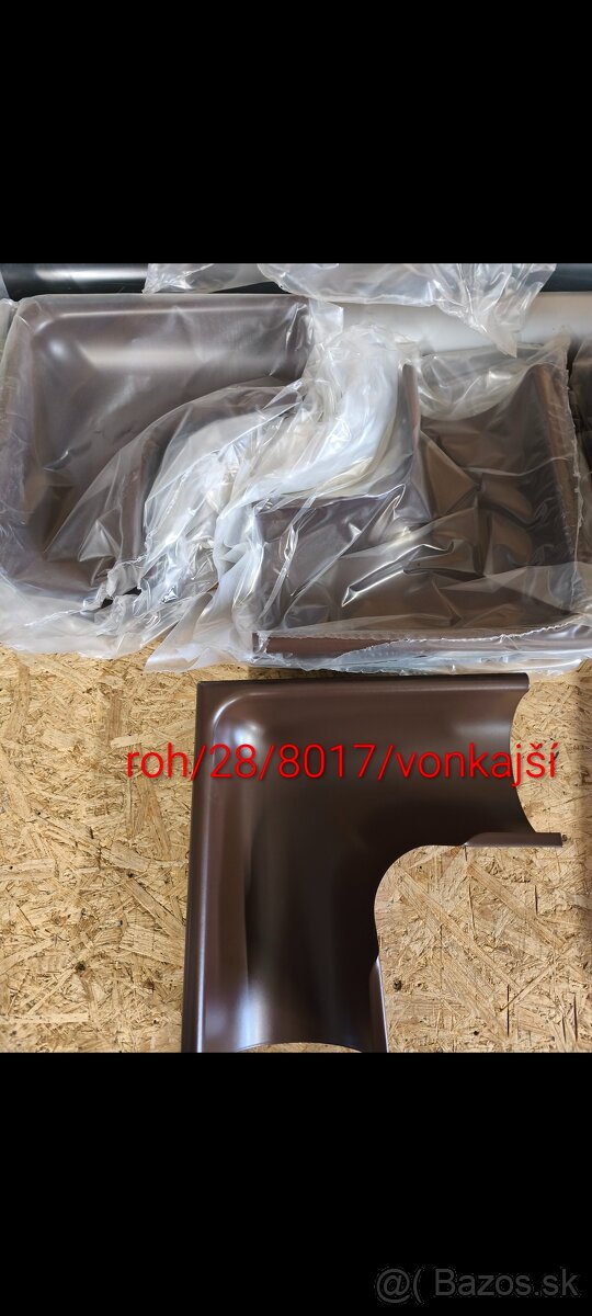 odkvapový systém 8017/bledohnedý/28 - 2