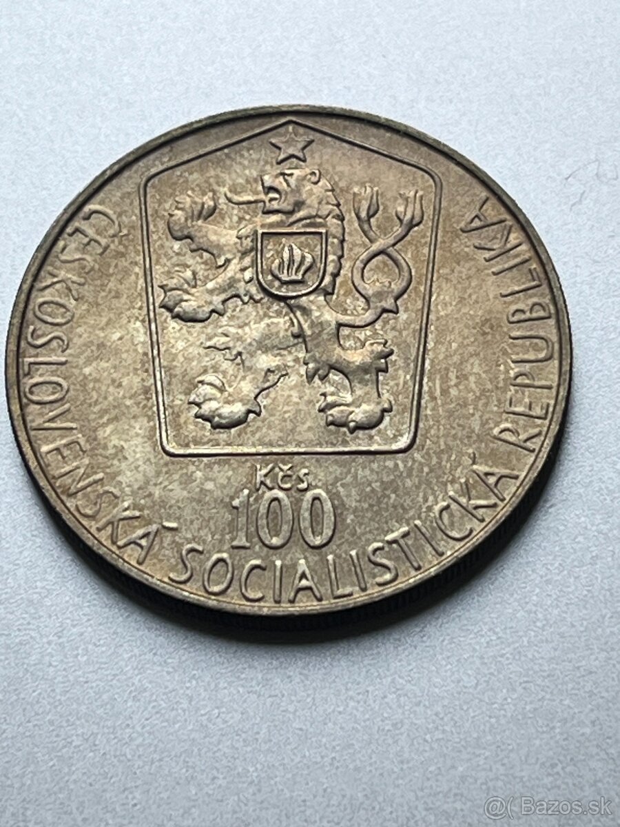 100 Kčs/1985 Majstrovská sveta v ľadovom hokeji - 2