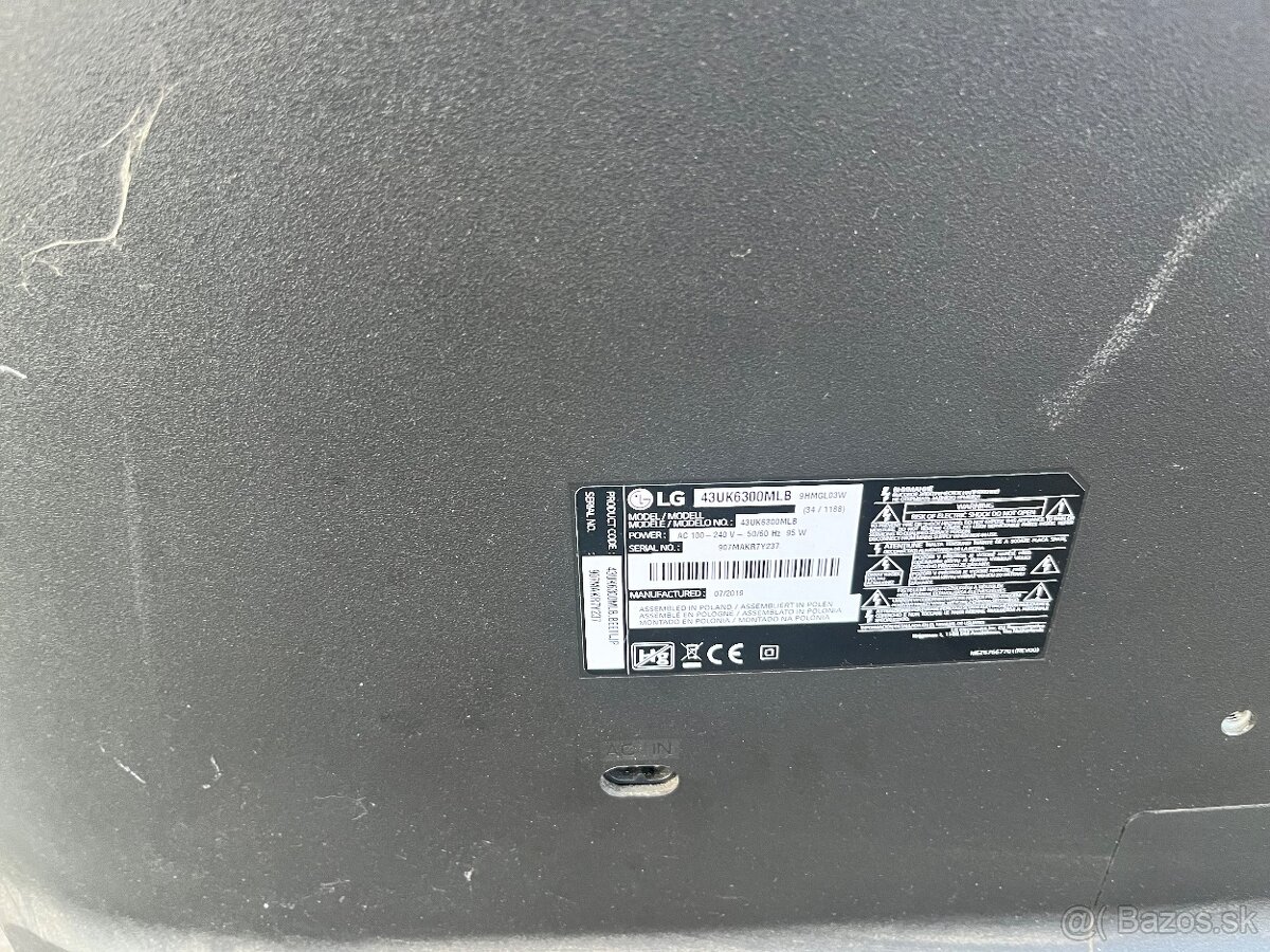 LG 43UK6300MLB - 2