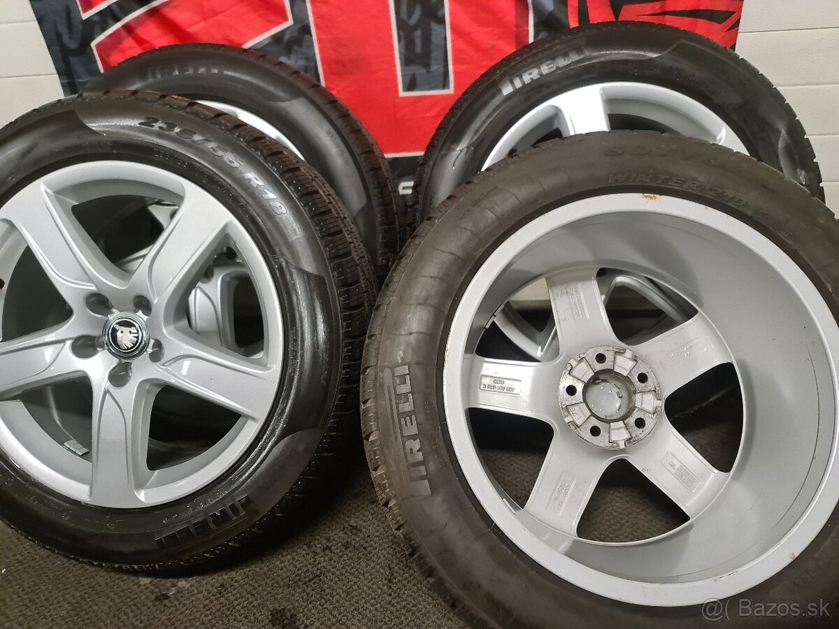 ZIMNA SADA 5X112 R18 + ZIMNE PNEU 235/55 R18 - 2