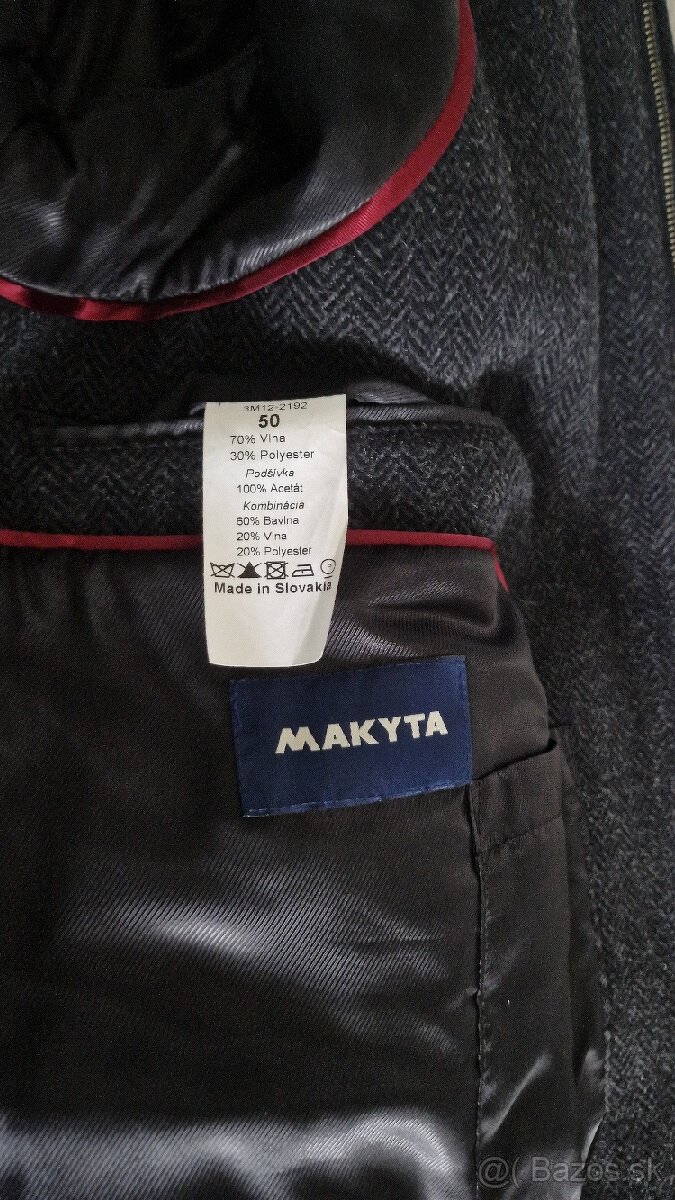 Pansky kabat Makyta velkost c. 50, takmer ako novy - 2