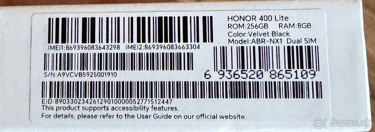 honor 400 lite black - 2