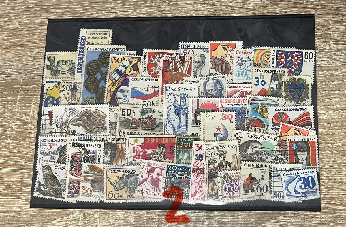 Poštové známky Československo - 2
