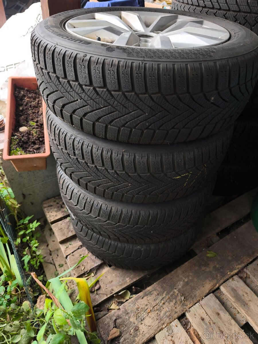 ALU sada 5x112 R16 gumy 205/55/r16 Audi, VW, Škoda, Seat - 2