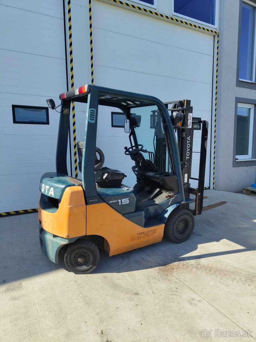 Vysokozdvižný vozík so zárukou-Toyota 02-8FG15 - 2