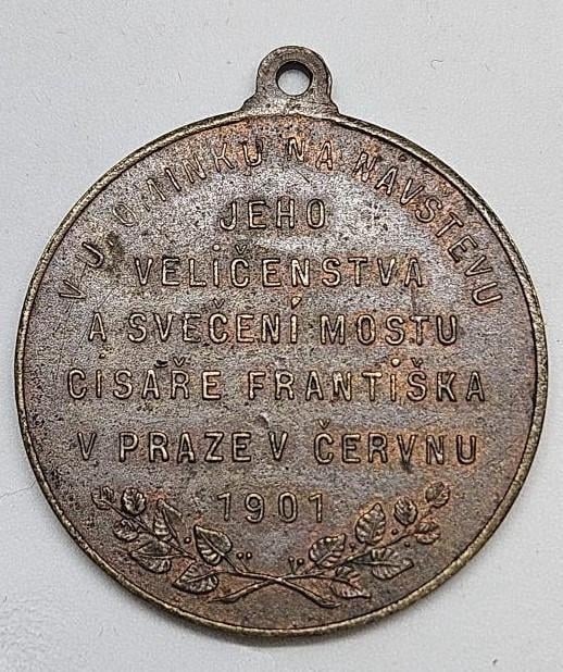 Medaila F.J.I. Rakúsko - Uhorsko - 1901 - Christlbauer - 2