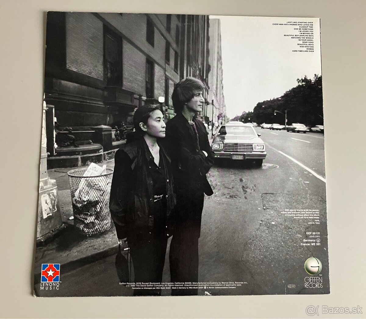 LP John Lennon Yoko Ono - Double Fantasy - 2
