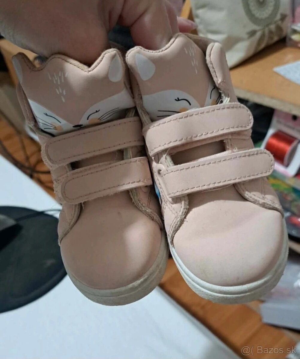 Dievčenské tenisky na suchý zips - 2