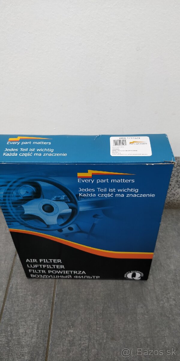 Filter vzduchový Opel Zafira, Astra 1,9 CDTI - 2