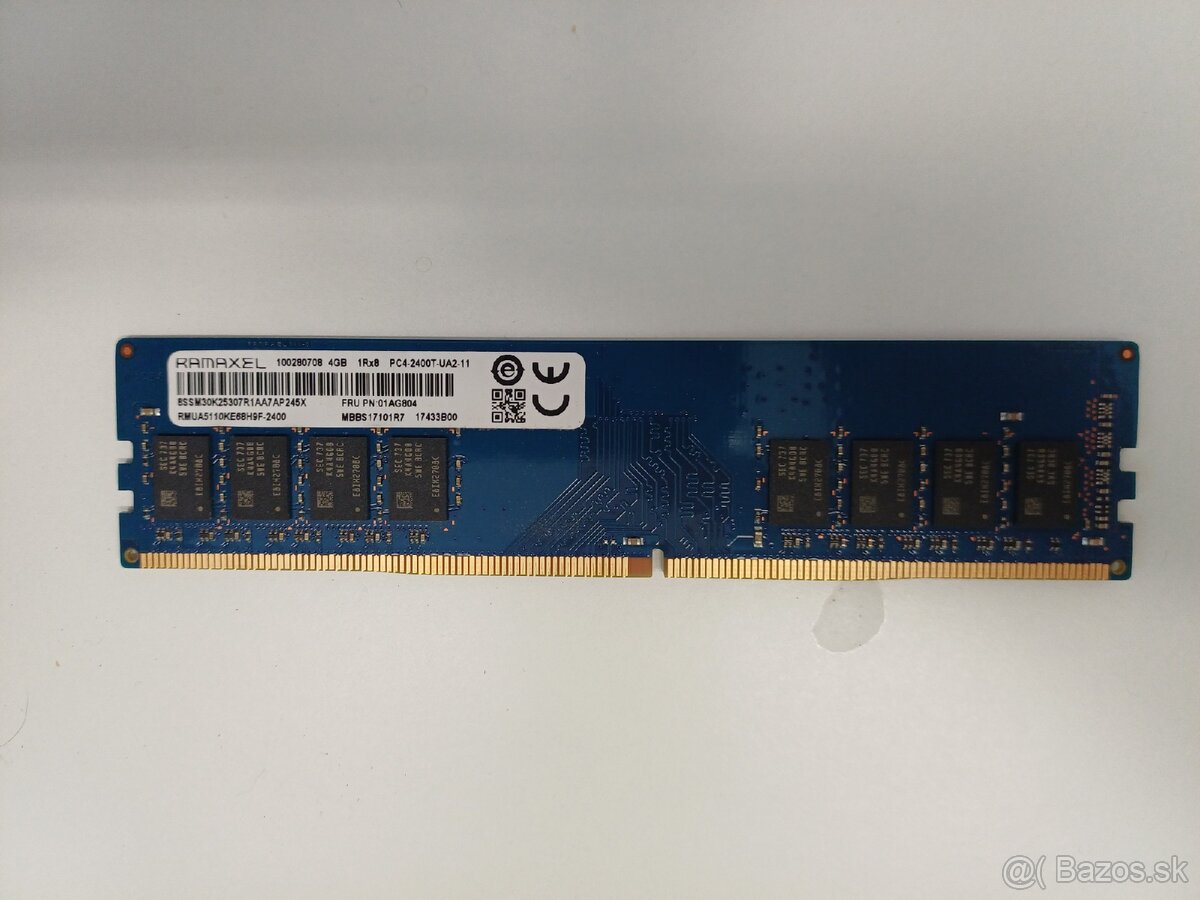 Pamäť DDR4 DIMM Ramaxel, 4 GB, 2400 MHz - 2