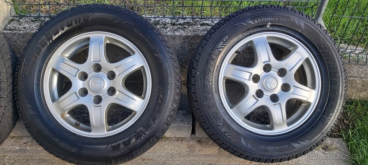 Predám zimnú sadu kolies Toyota Landcruiser, Hilux