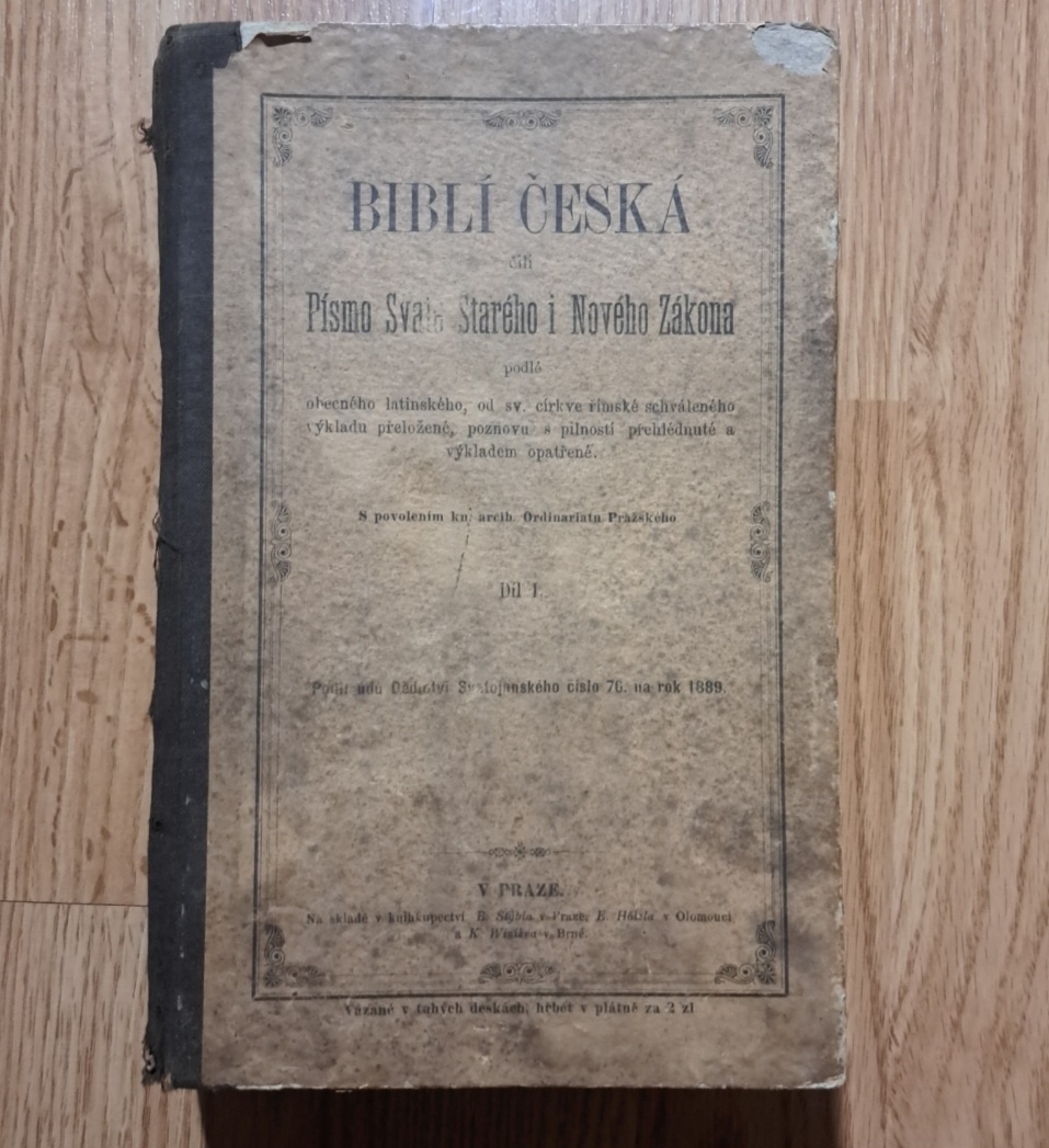 Písmo svaté Starého a Nového zákona 1889 - 2