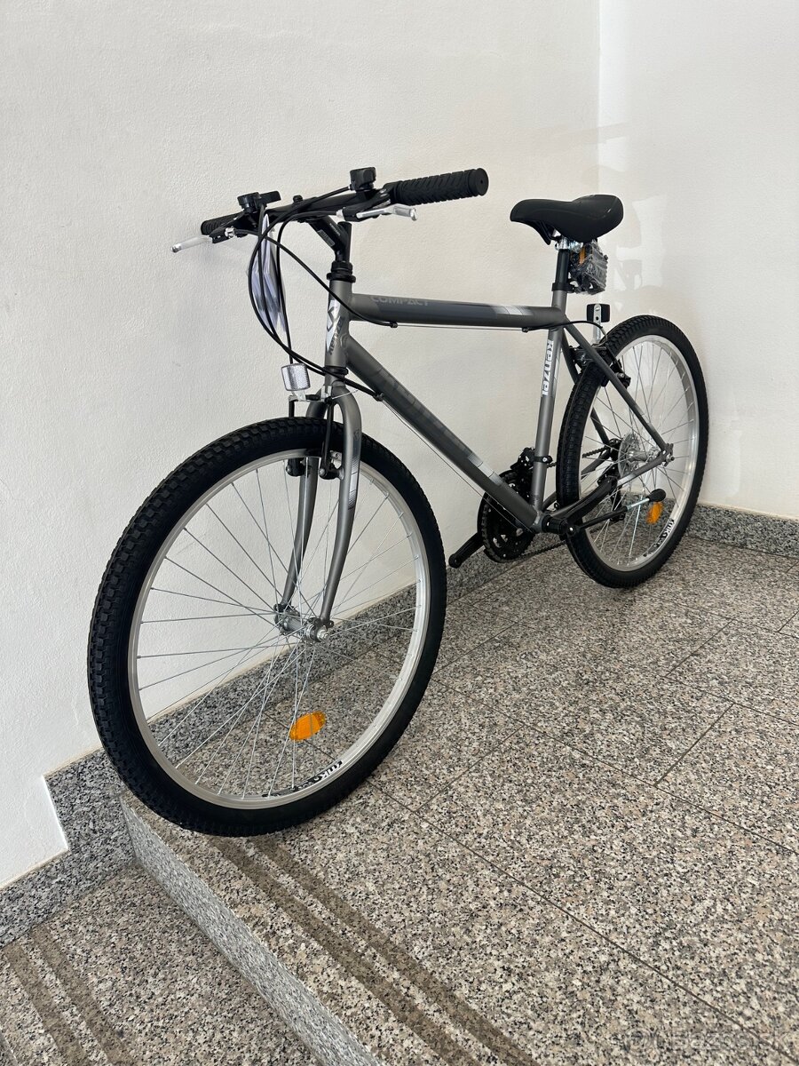Kenzel COMPACT, 26", bicykel, veľ. 19", šedá metalíza - 2