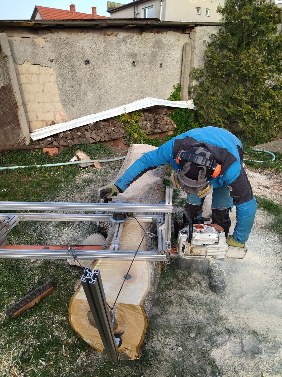 Predám systém na pílenie kmeňov na fošne - 2