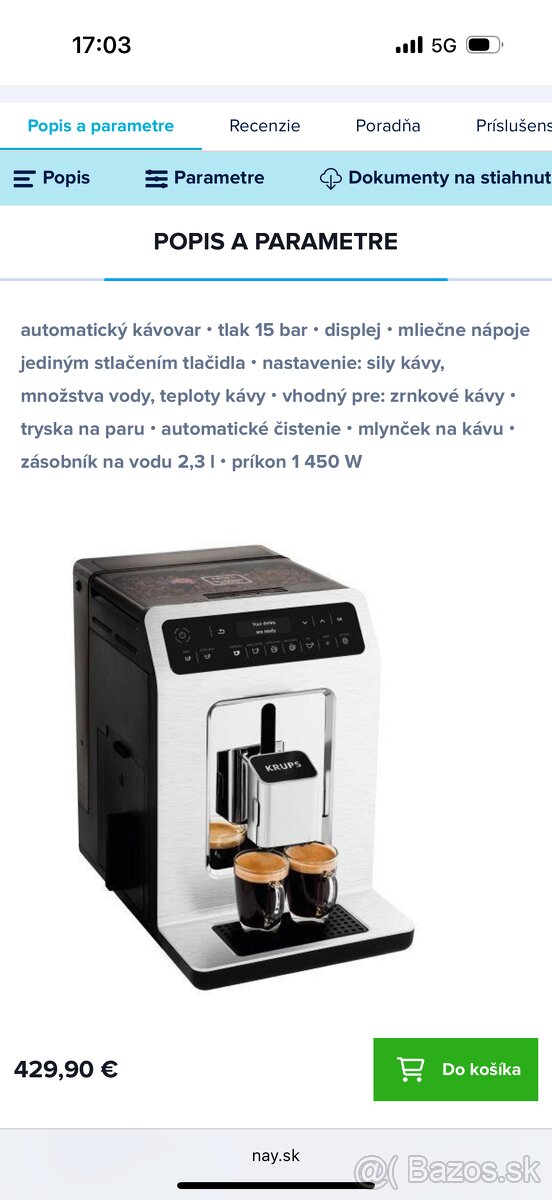 Automatický kávovar Krups - 2