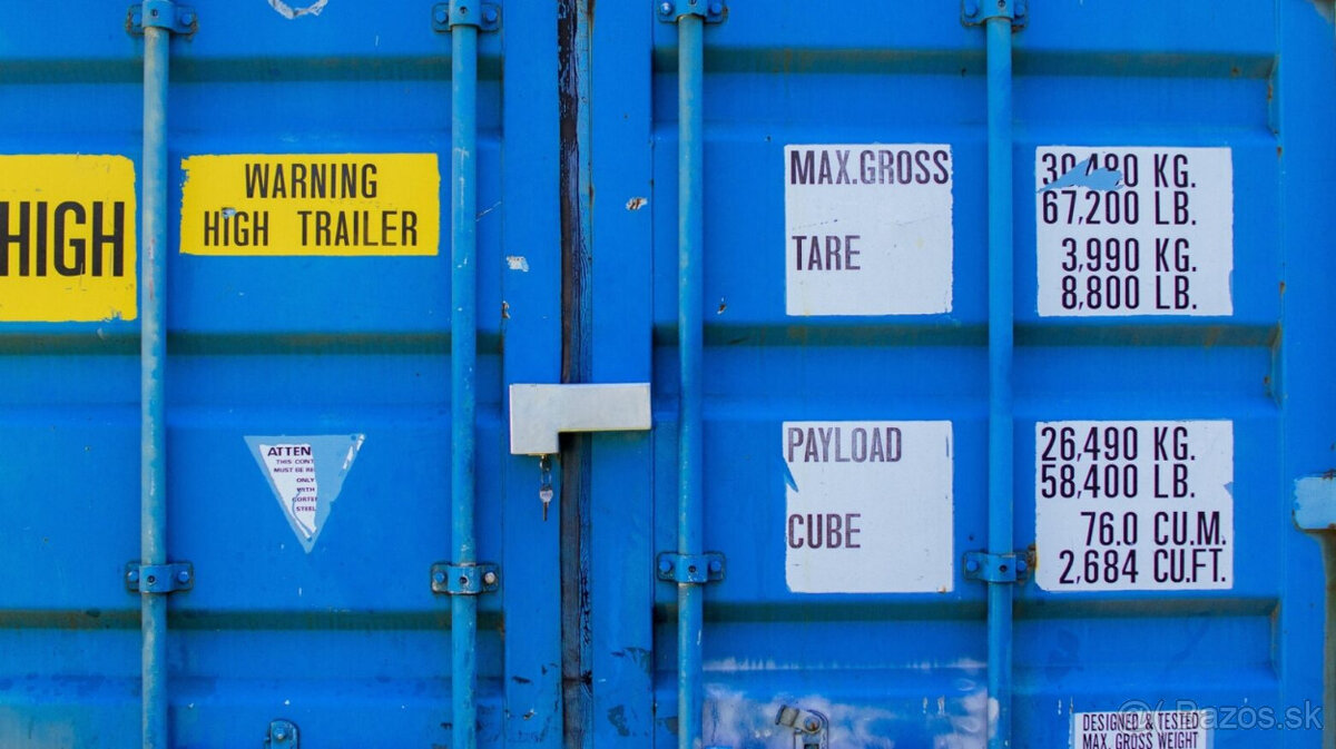 Lodný kontajner - bezpečný zámok - 2