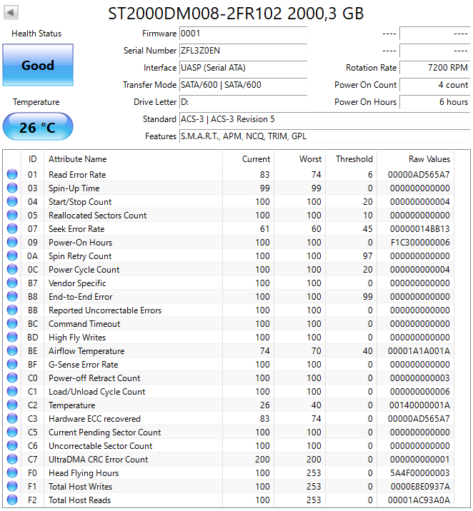 3,5" HDD Seagate BarraCuda 2TB - 2