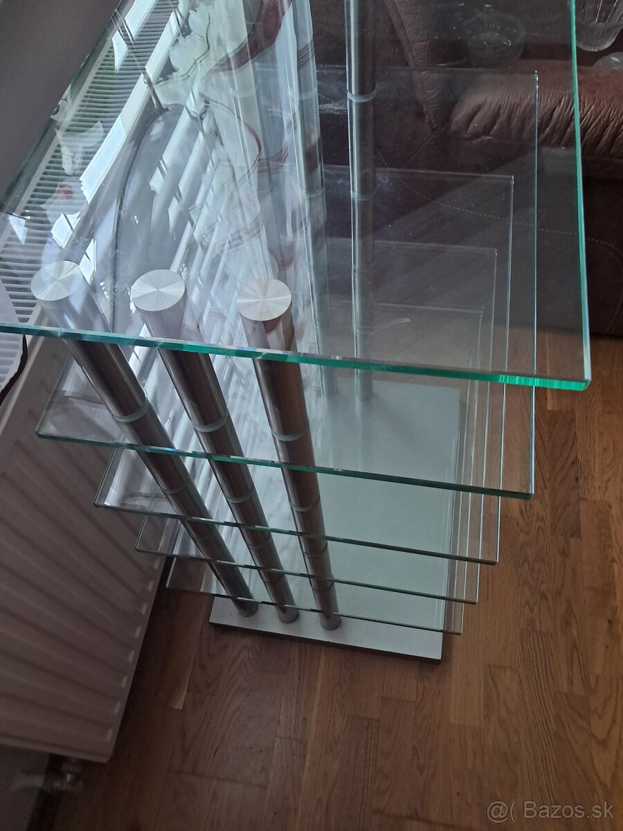 Sklenena policka,skleneny regal - 2