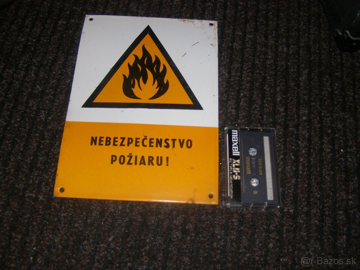 Staršie smaltované tabule - 2