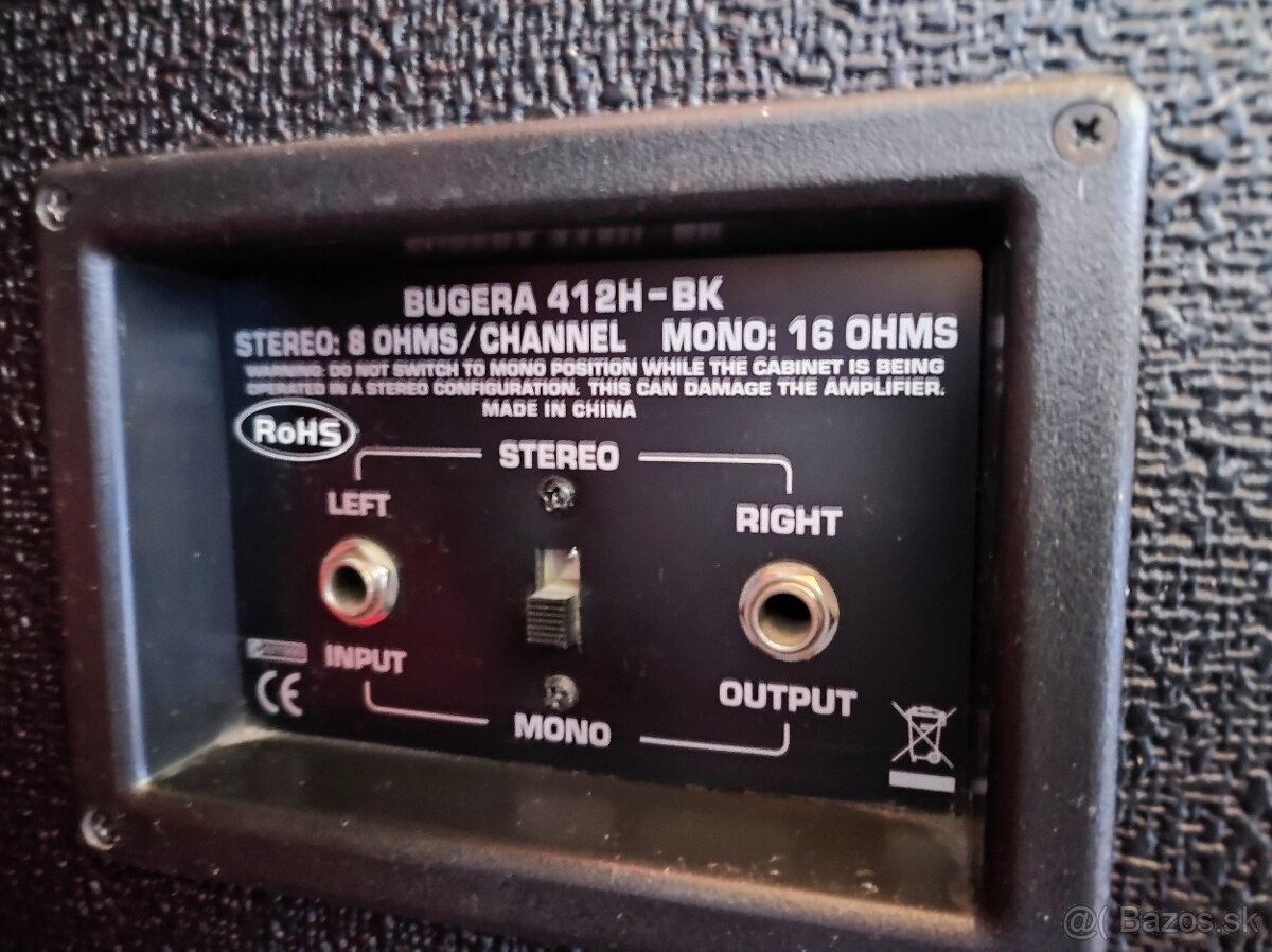 Predam bednu Bugera 4x12 - 2