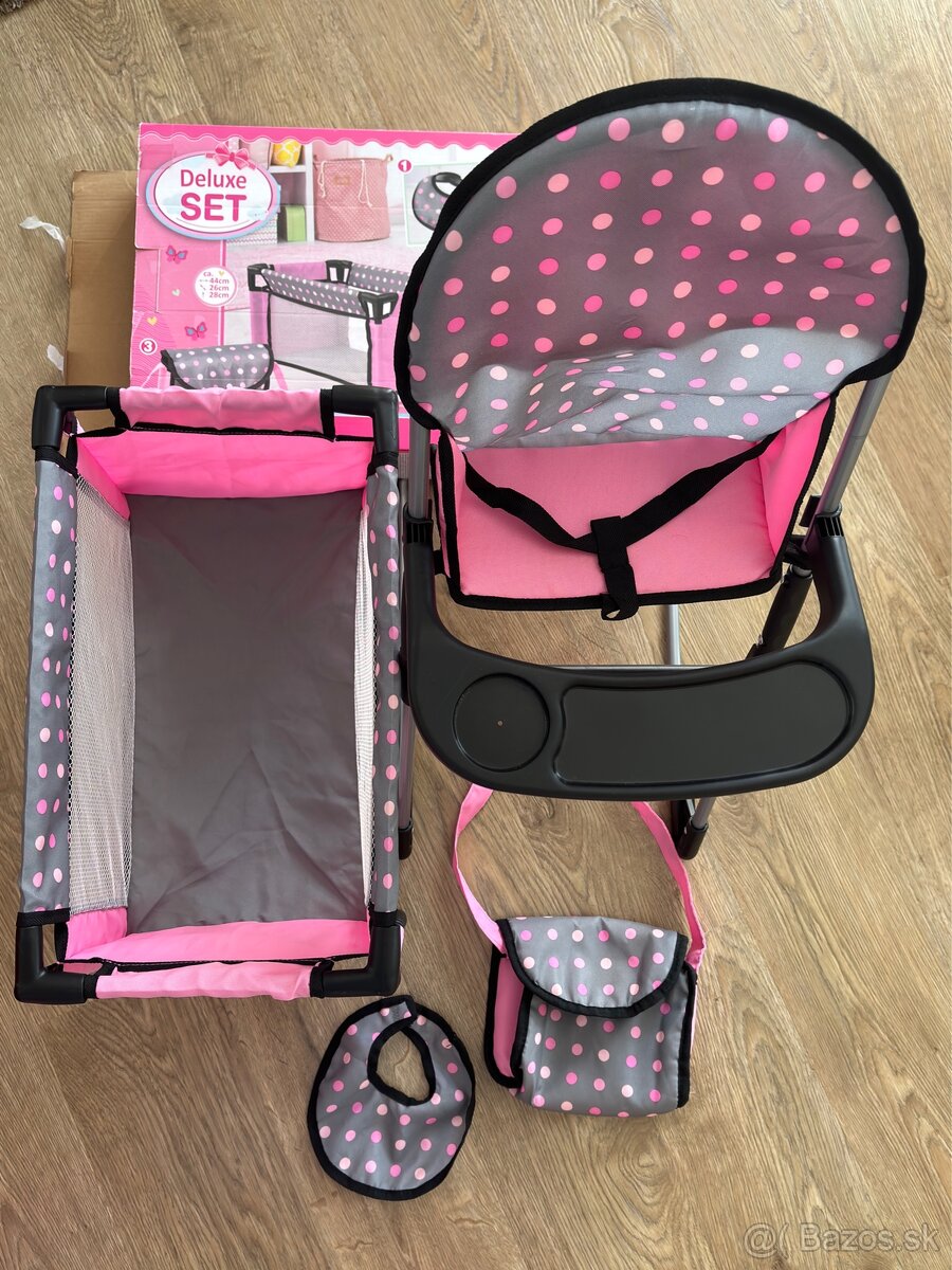 Bayer postieľka so stoličkou pre bábiky - 2