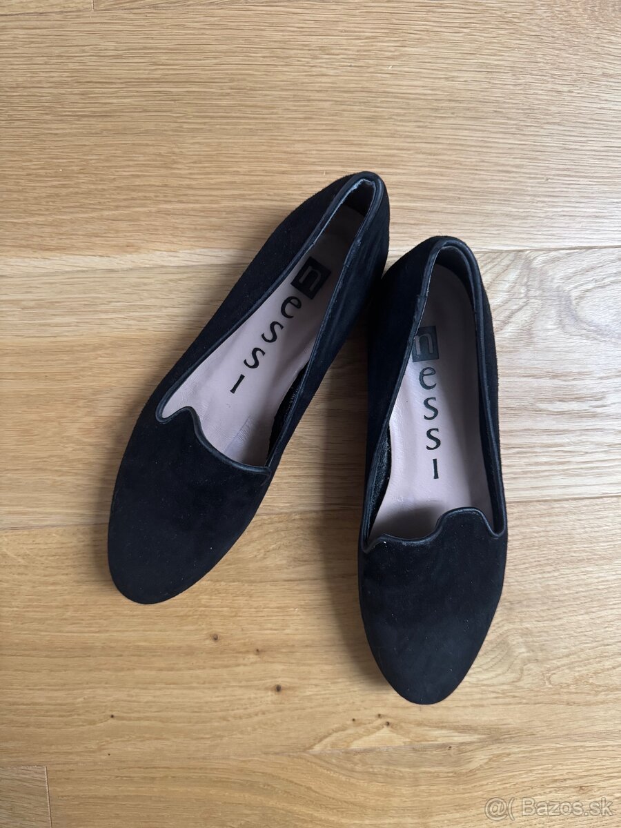 damske cierne mokasiny v.37 - 2