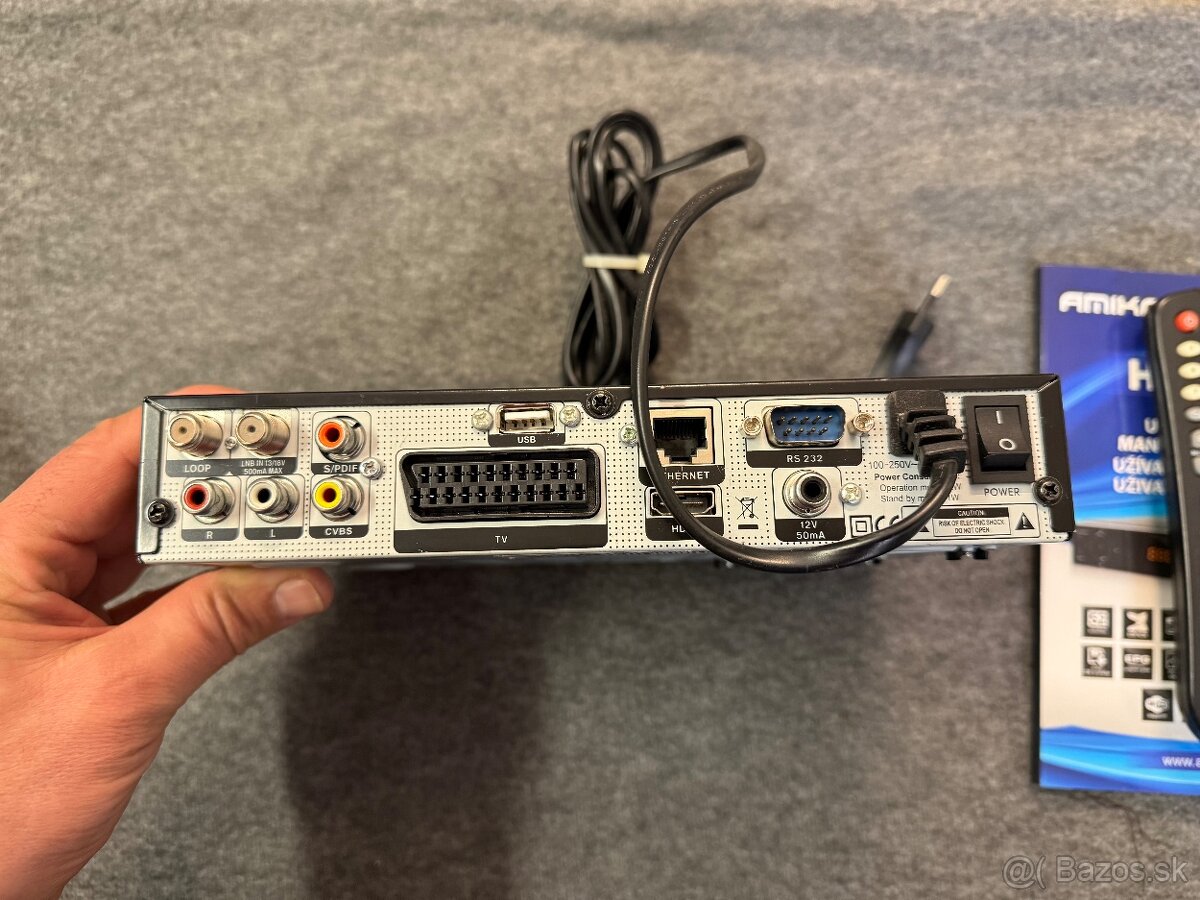 Predám satelitný príjmač AMIKO SHD-8000 - 2