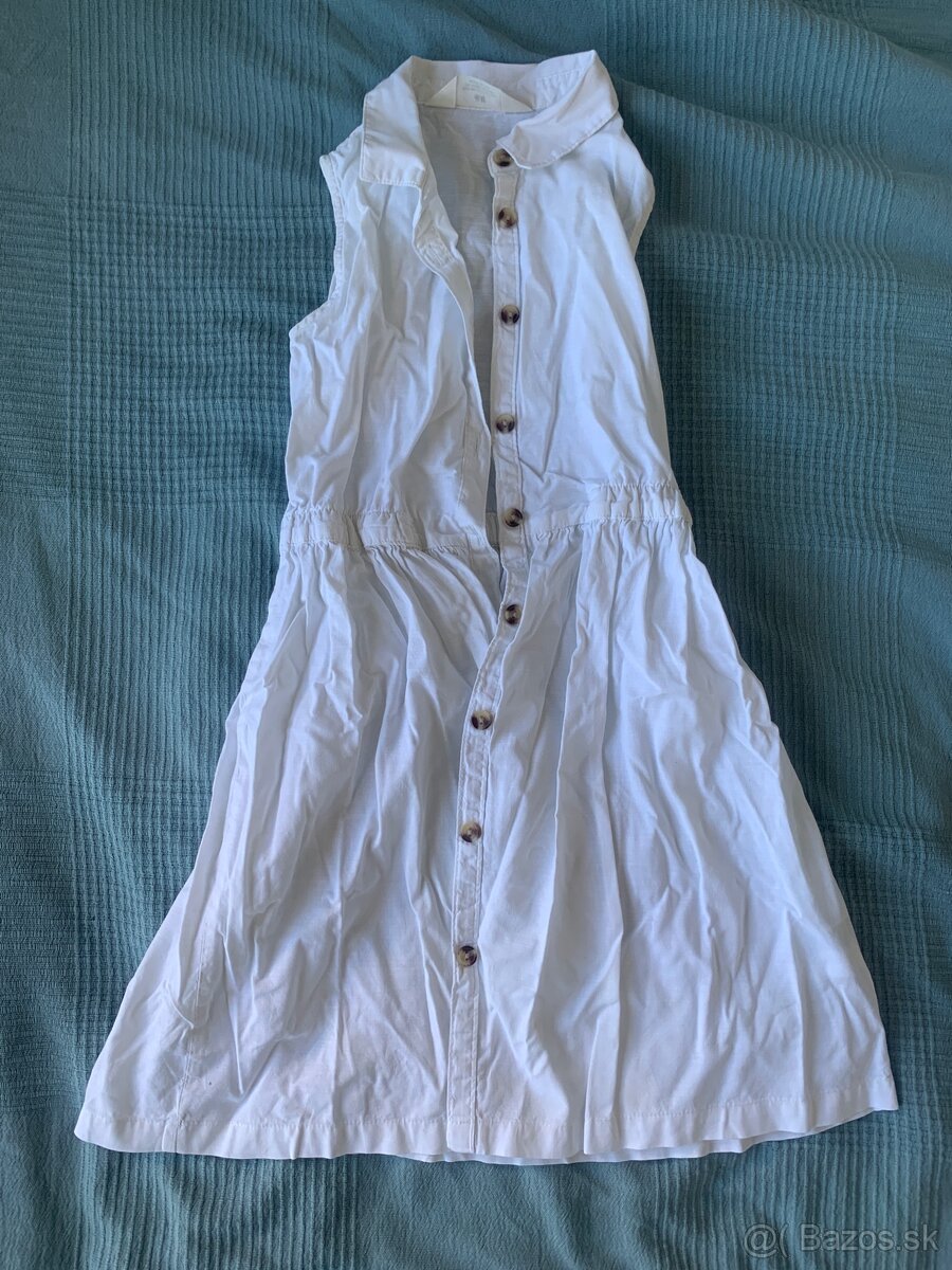 Biely šaty H&M 128 - 2