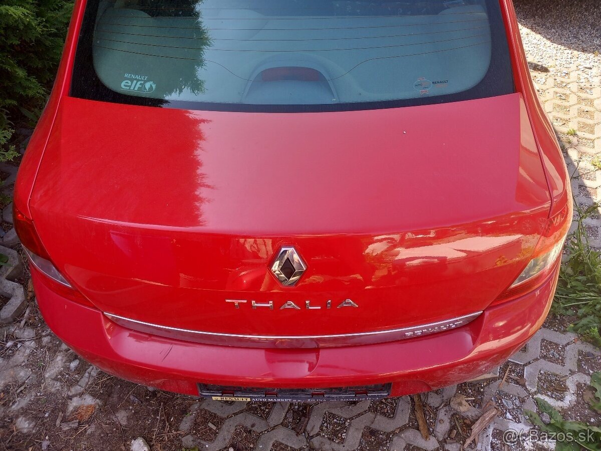Predám zadný kufor na Renault Thália rok 2011 cerveny - 2