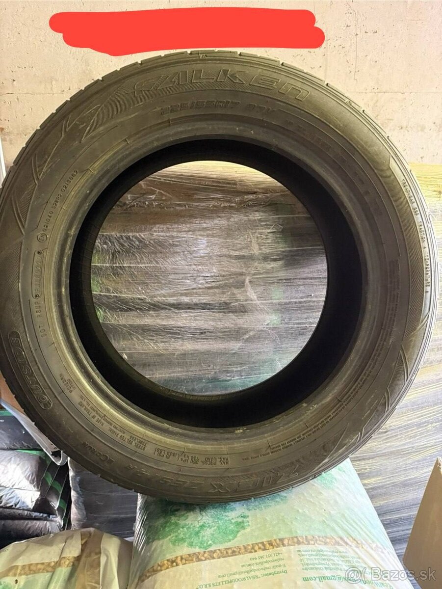 Letné pneumatiky 255/55 R17 4x / 225/50 R16 Y 4x. Spolu - 8x - 2
