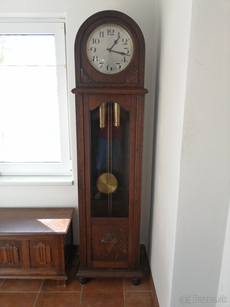 Podlahové hodiny s westminsterským zvonením 1924 - 2