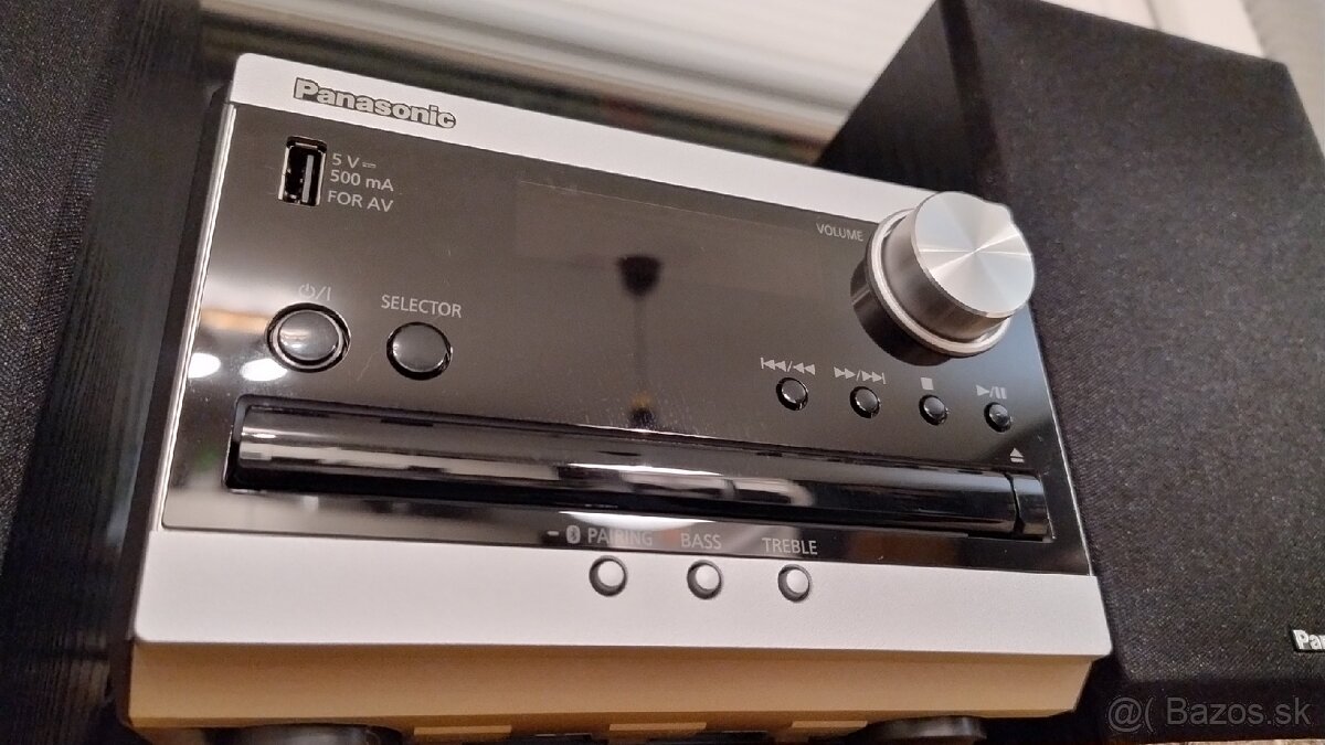 Mikrosystém Panasonic SC-PM270EG strieborný - 2