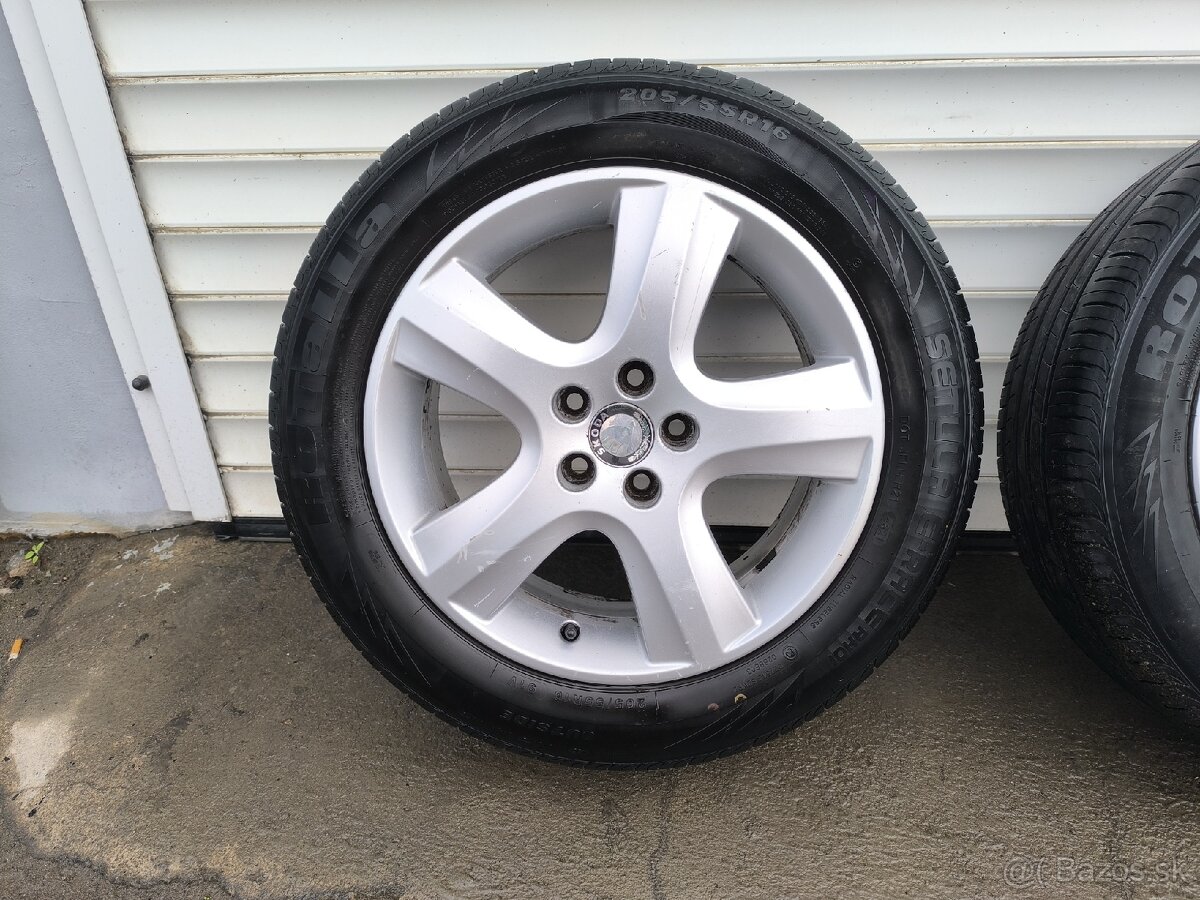 Elektróny 205/55r16 5x100 Letná sada - 2