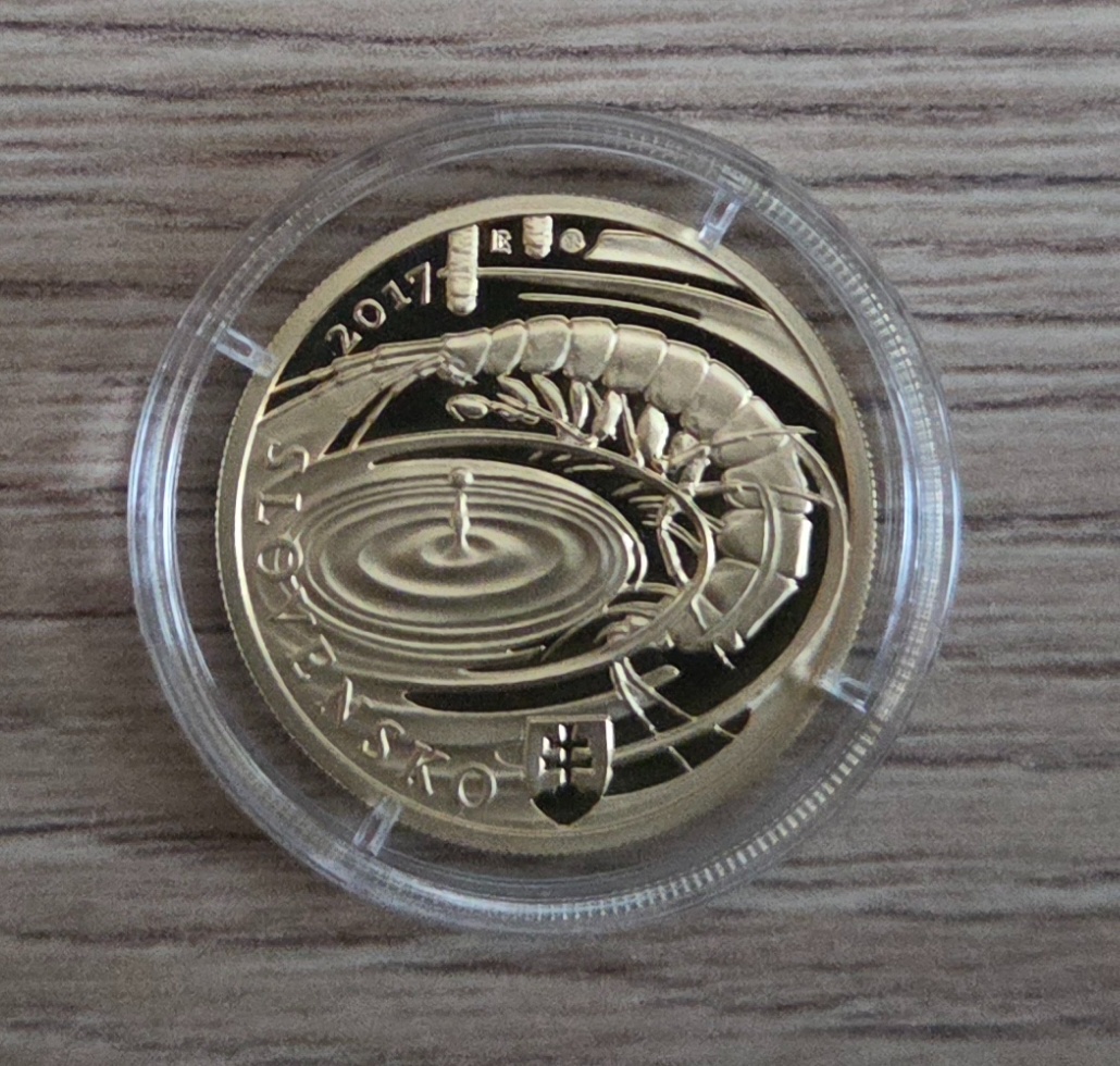 Zlatá zberateľská minca 100 € Jaskyne 2017 - 2