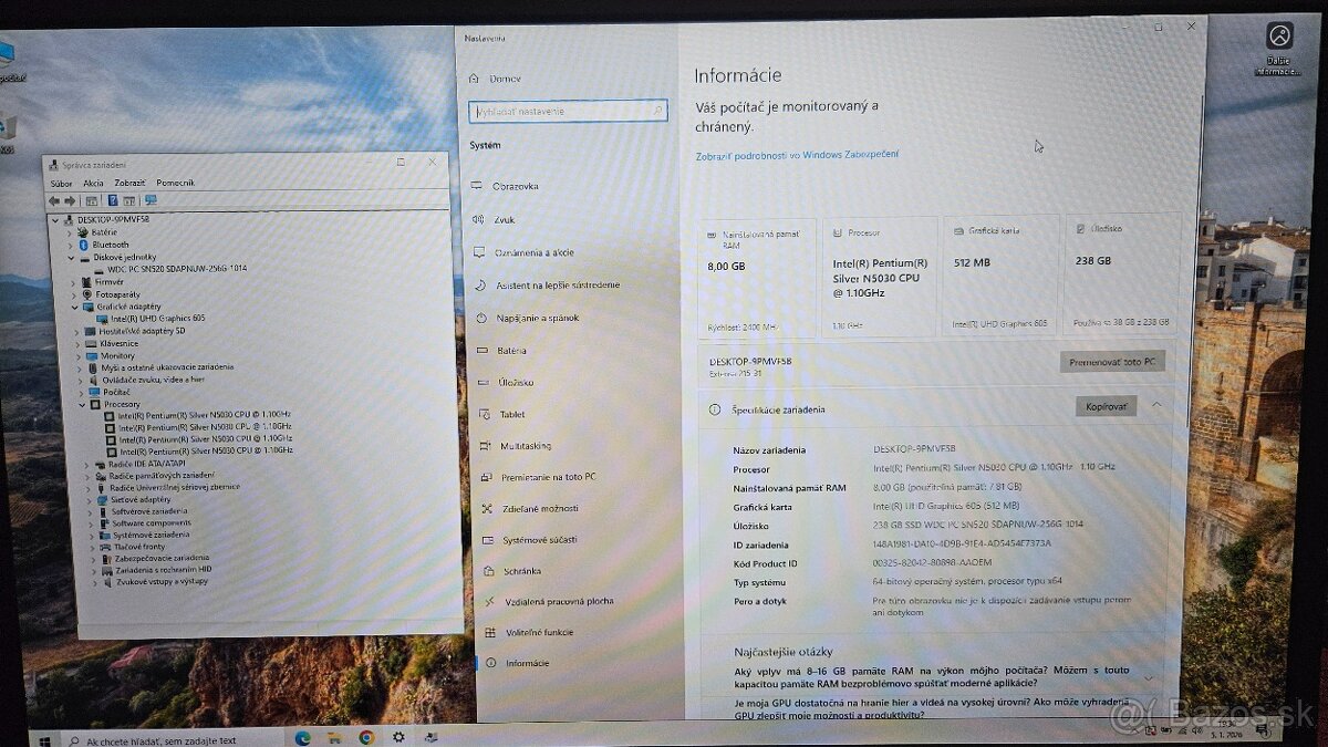 ACER Extensa 215 EX215-31-P5T4 Shale Black - 2