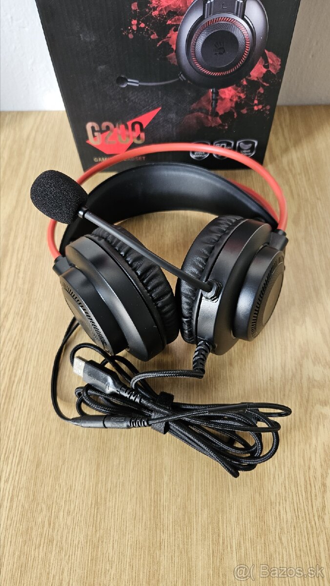 Herné slúchadlá a4tech G200 - 2