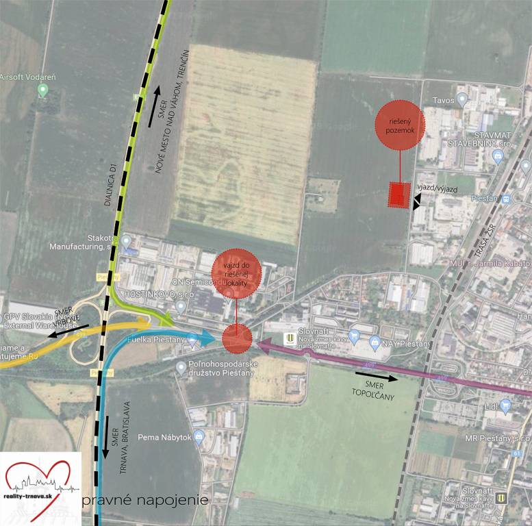 Predaj komerčného pozemku, Piešťany - 2