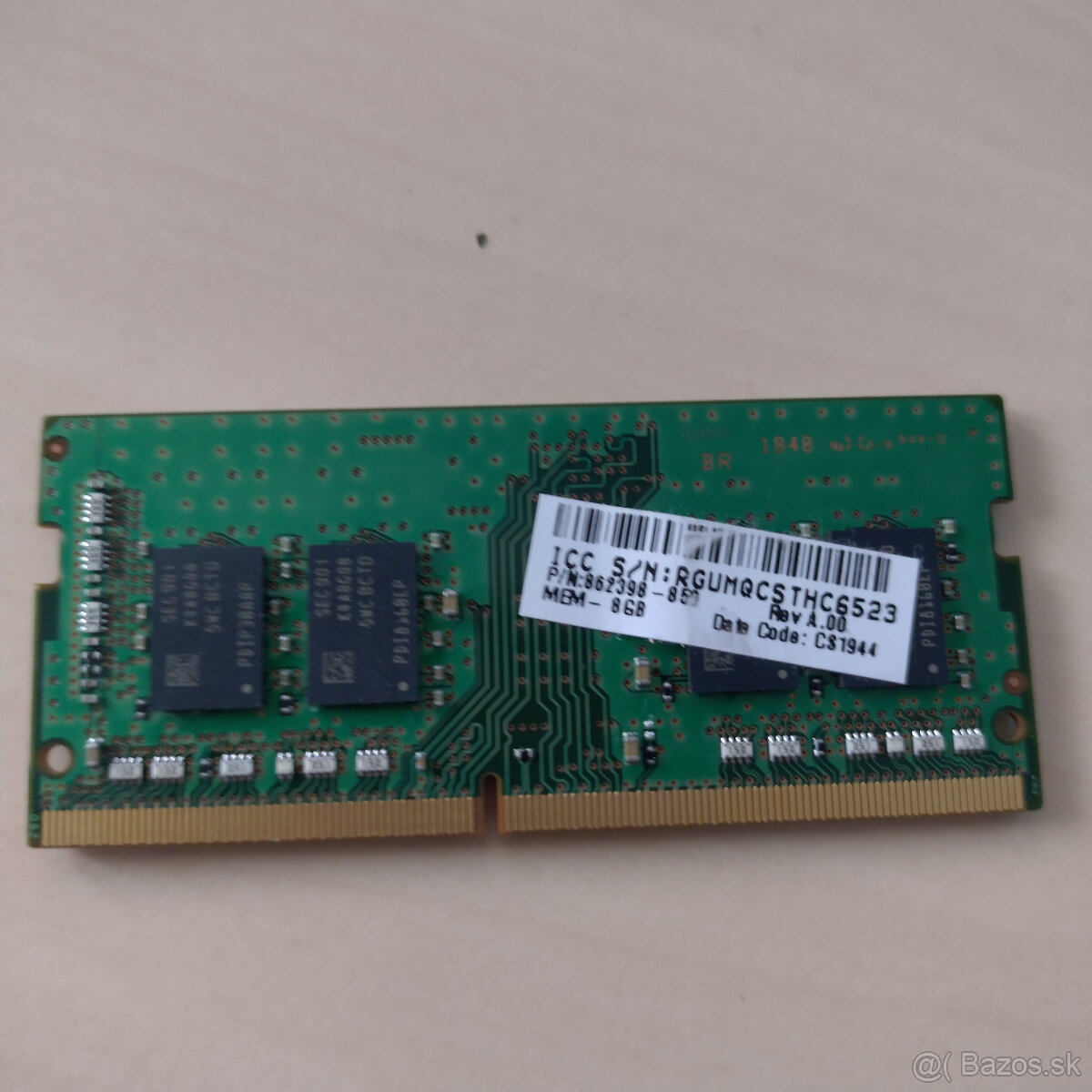 8GB RAM samsung - 2