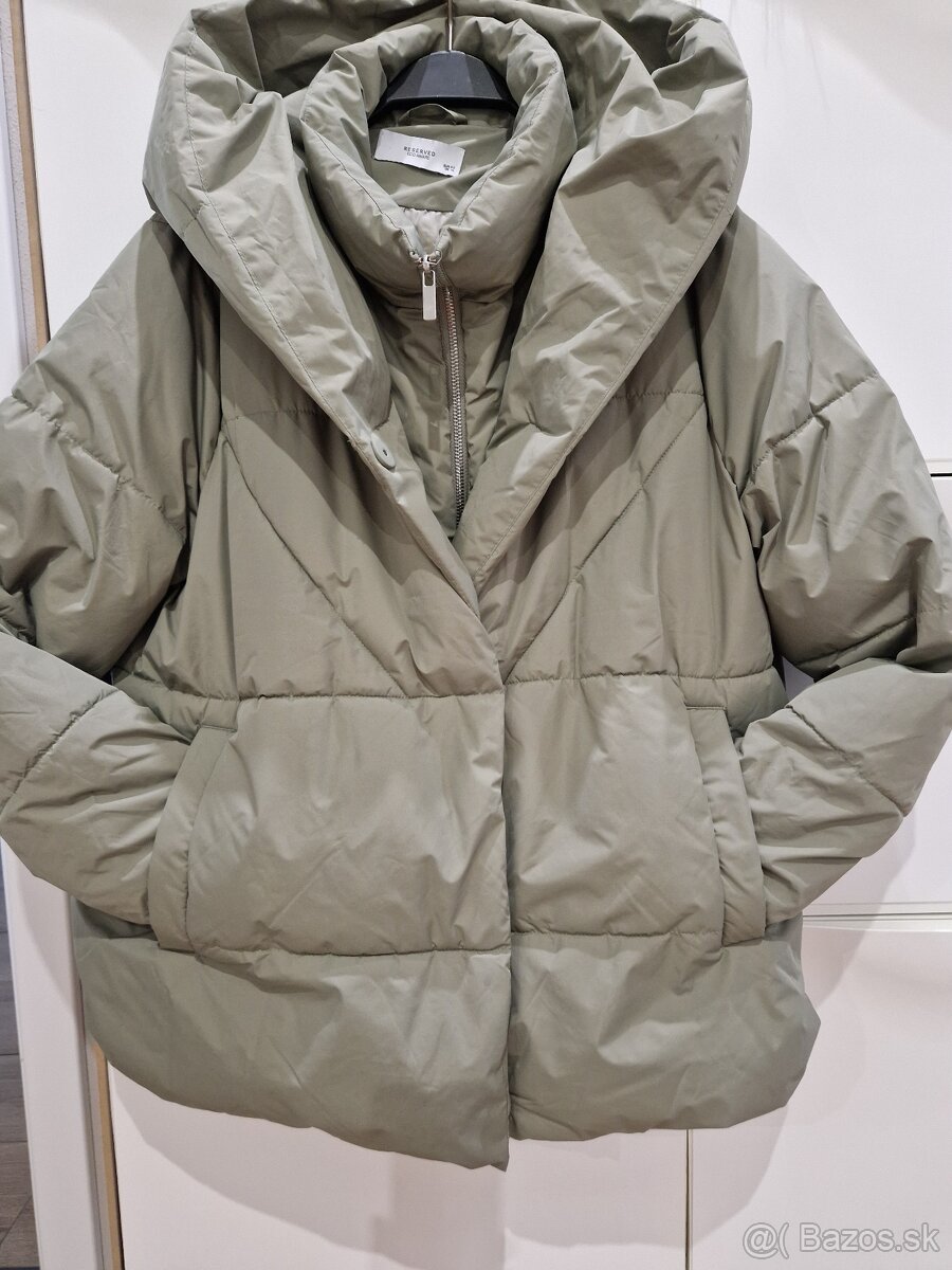 ZIMNÁ BUNDA -olivovozelená- 42 - 2