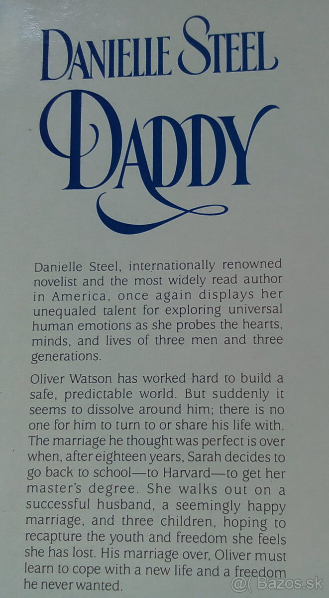 Danielle Steel - Daddy - Kniha v Anglickom Jazyku - 2