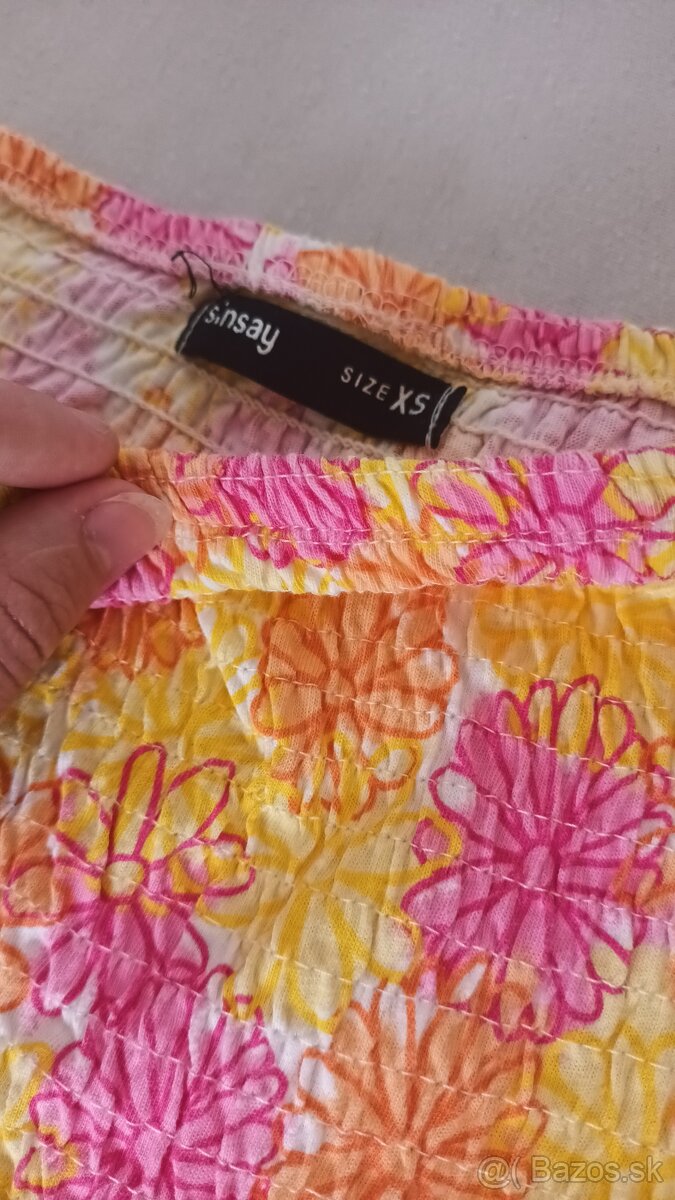 Kvetinový crop top - 2