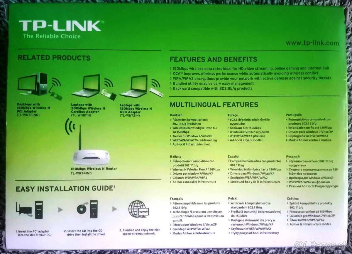 Wi-fi sieťová karta - 2