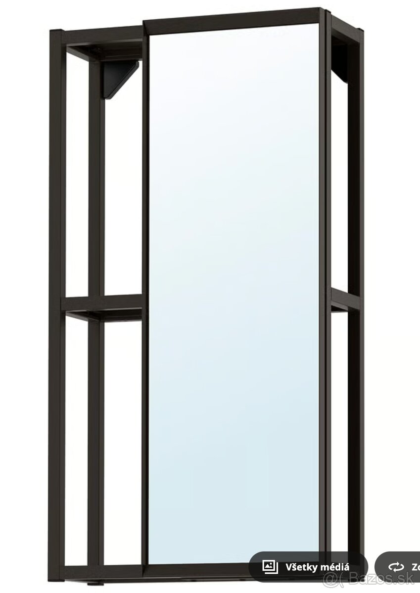 Polička ENHET so zrkadlom ikea - 2