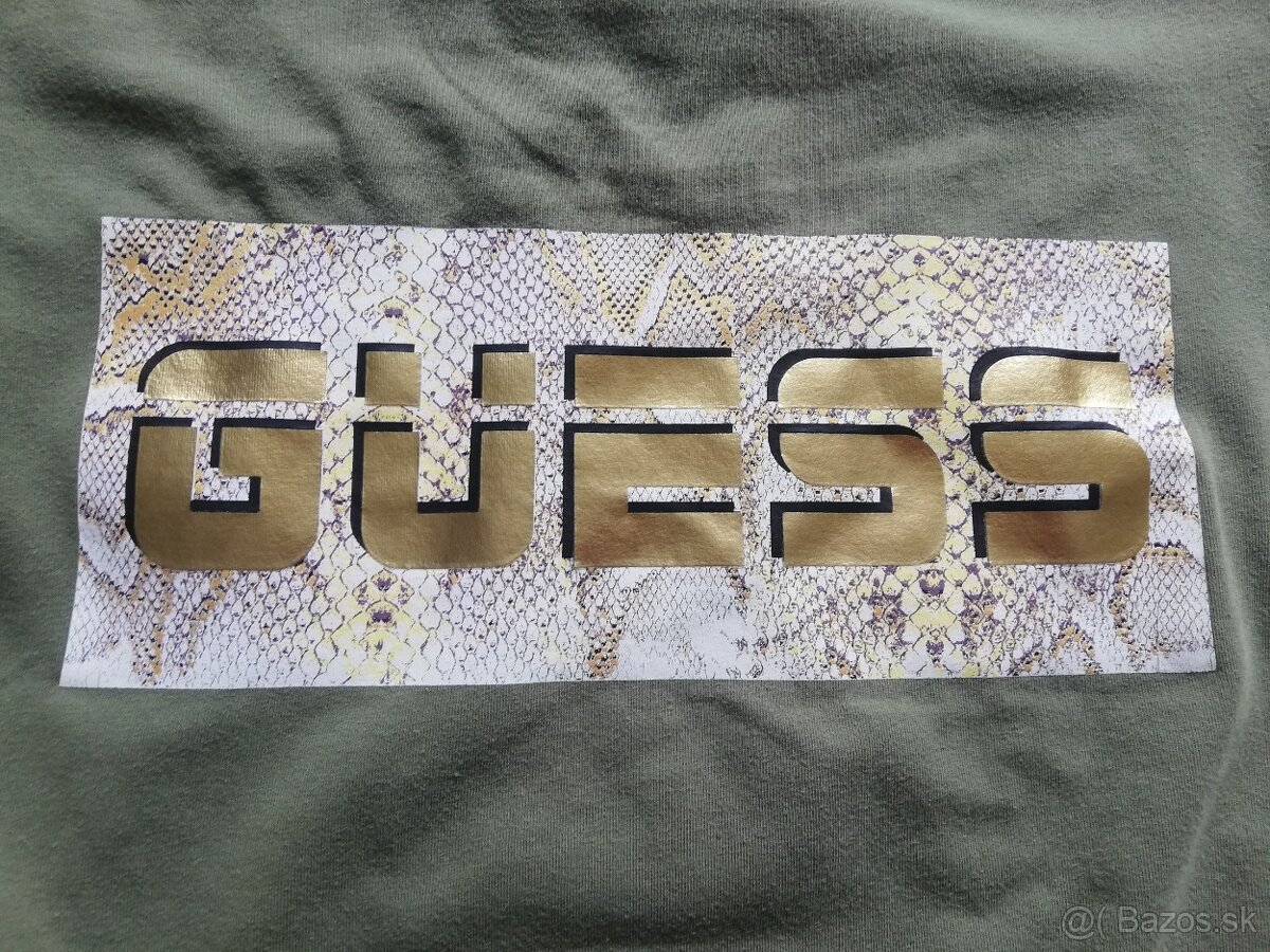 Guess tričko khaki - 2