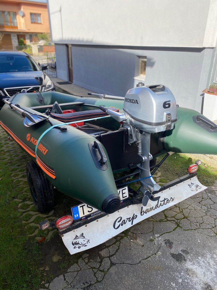Gumený nafukovací čln Kolibri 360 + privesny vozík - 2