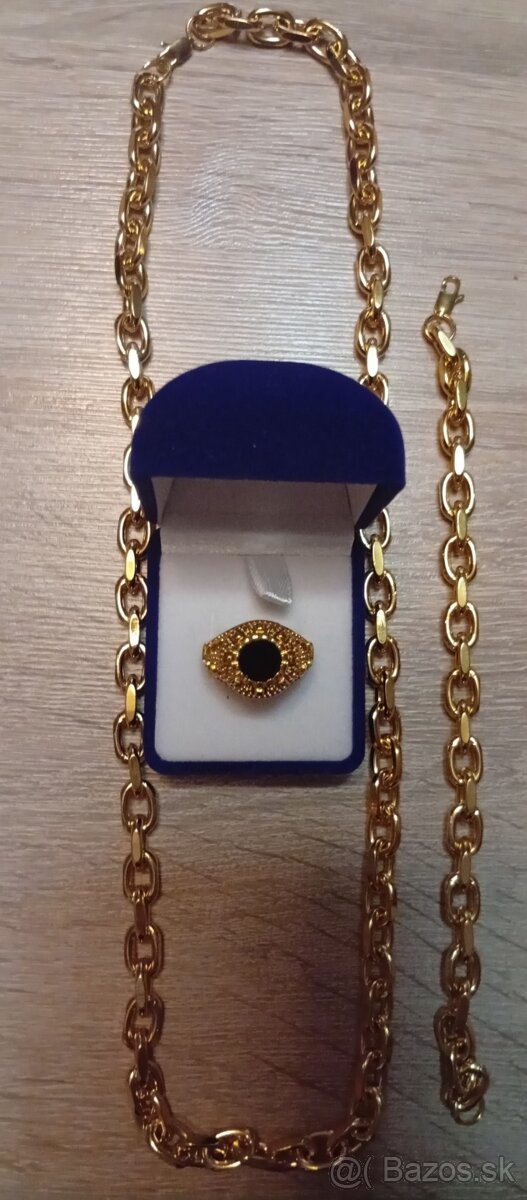 Krásny pozlátený pánsky set..plus darček - 2