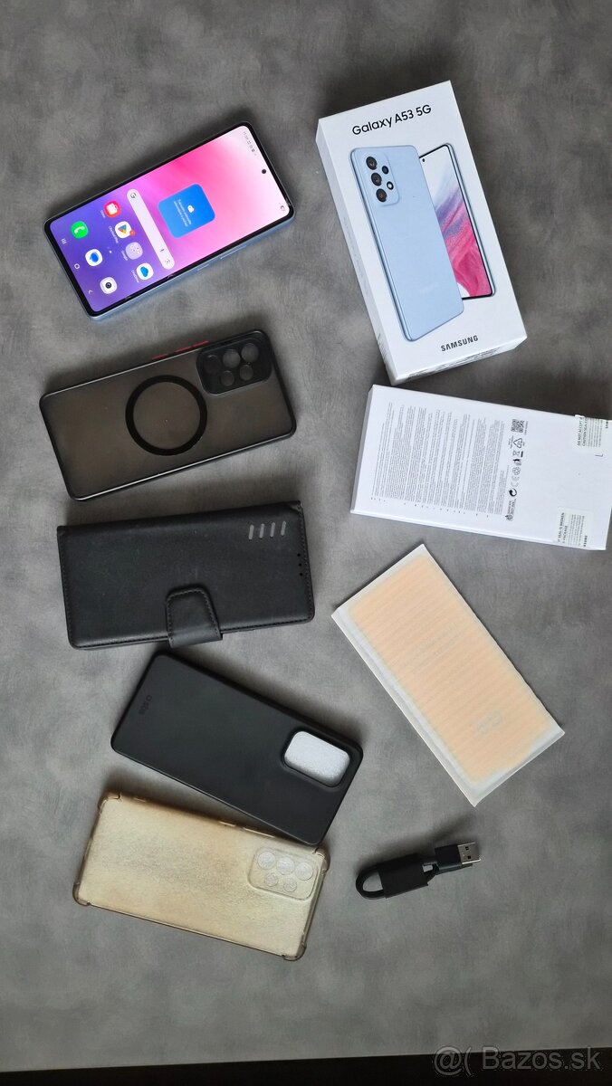 Samsung galaxy A53 zachovalý + bohaté príslušenstvo - 2