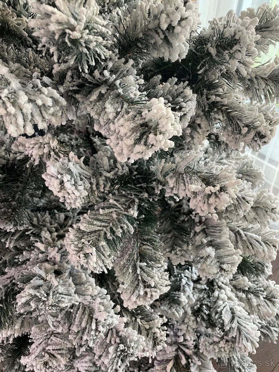 Zasnežený hustý vianočný stromček - 2