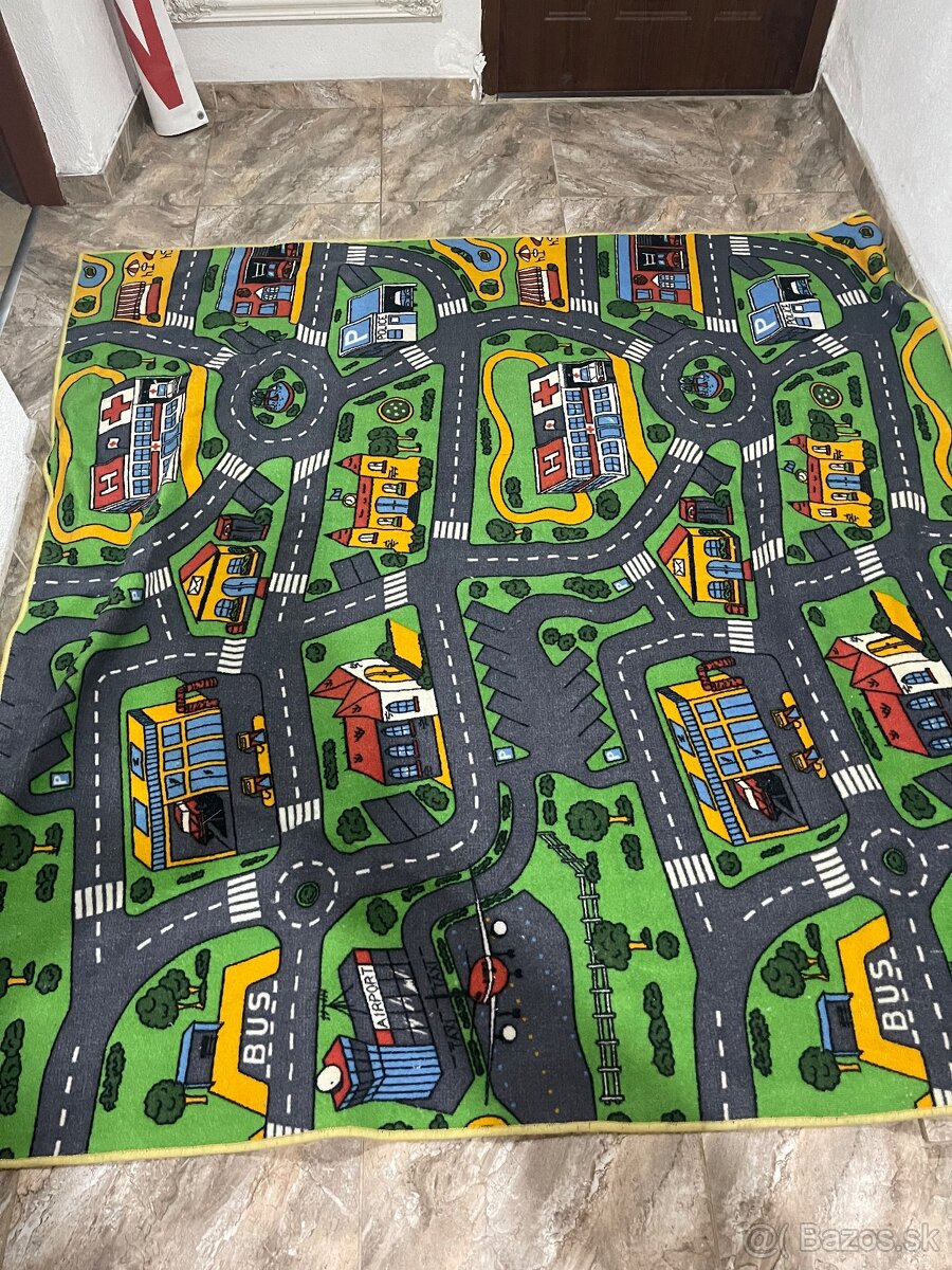 Detský koberec mesto - 2