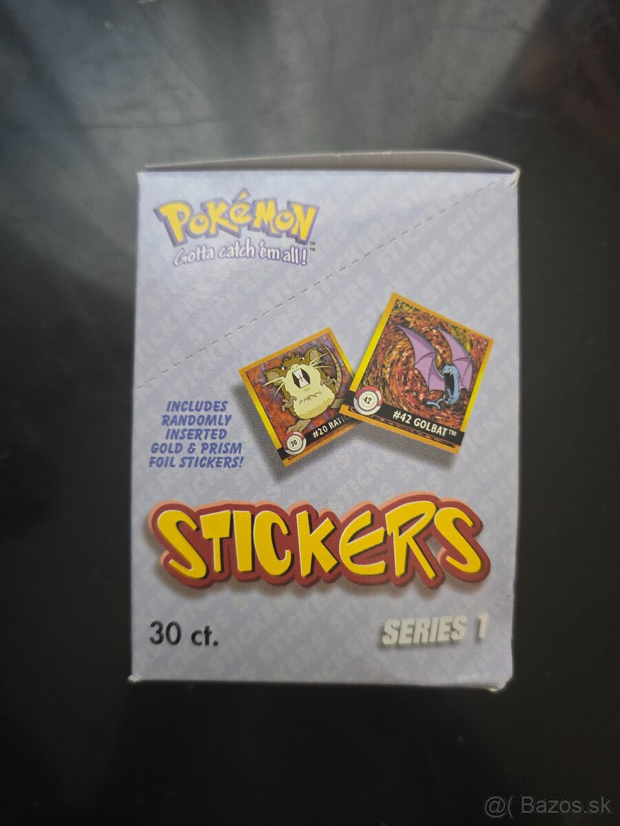 Pokémon artbox sealed nálepky - 2